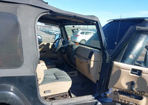 1999 Jeep Wrangler Sahara from USA, damaged, VIN 1J4FY49S1XP451531